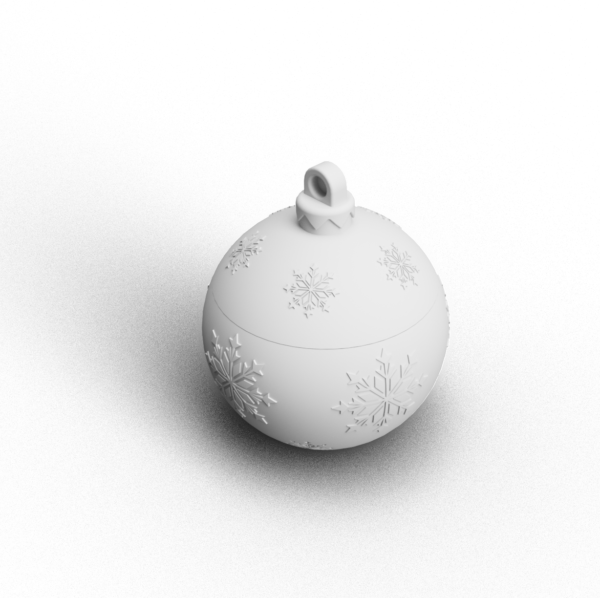 Silicone candle mould in the shape of a bauble_18